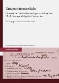 Cover-Bild zum Titel 'Universitätsmatrikeln' von ''