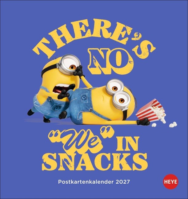Minions Postkartenkalender 2027 - 