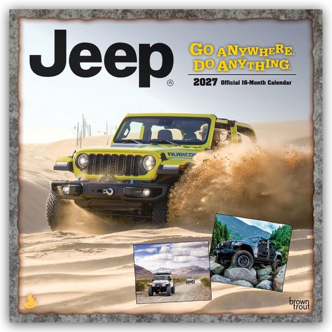 Jeep 2027 - 16-Monatskalender - Browntrout Publishers