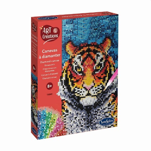 SENTOSPHERE - Strasssteinbild Tiger - 