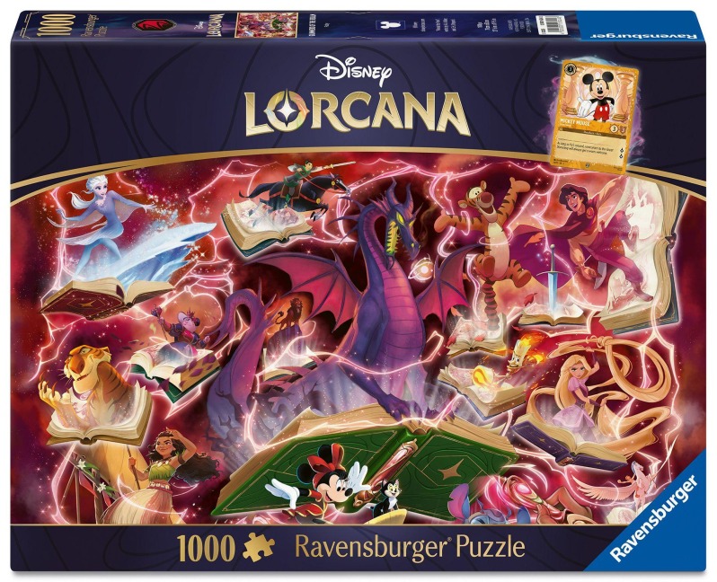Erwachsenenpuzzle 1000 Teile - Disney Lorcana - Glimmers of the Realm: Ruby - 