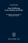 Cover-Bild zum Titel 'Neue Einführung in das Studium des Rechts' von 'Álvaro d'Ors'