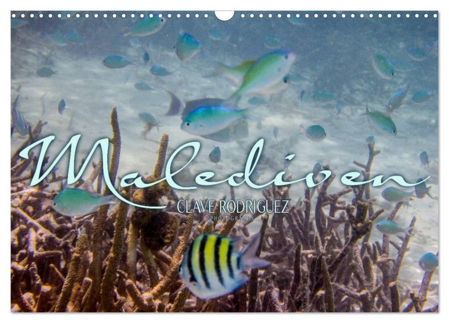 Unterwasserwelt der Malediven III (Wandkalender 2026 DIN A3 quer), CALVENDO Monatskalender - Clave Rodriguez Photography