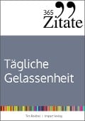 Cover-Bild zum Titel '365 Zitate für stoische Gelassenheit' von 'Tim Reichel'