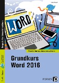 Cover-Bild zum Titel 'Grundkurs Word 2016' von 'Heinz Strauf'