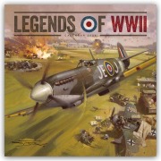 Cover-Bild zum Titel 'Legends of World War II - Legendäre Flugzeuge des Zweiten Weltkrieges 2026 - Wand-Kalender' von 'Carousel Calendar'