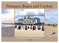 Cover-Bild zum Titel 'Fehmarn, Rügen und Usedom - Impressionen von den drei großen Ostseeinseln (Wandkalender 2026 DIN A4 quer), CALVENDO Monatskalender' von 'Michaela Schimmack'