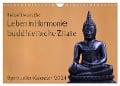 Reisefreu(n)de: Leben in Harmonie - buddhistische Zitate (Wandkalender 2024 DIN A4 quer), CALVENDO Monatskalender - Sven Gruse