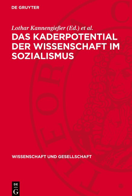 Das Kaderpotential der Wissenschaft im Sozialismus - 