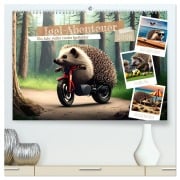 Cover-Bild zum Titel 'Igel-Abenteuer (hochwertiger Premium Wandkalender 2026 DIN A2 quer), Kunstdruck in Hochglanz' von 'Ursula Di Chito'