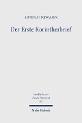 Cover-Bild zum Titel 'Der Erste Korintherbrief' von 'Andreas Lindemann'