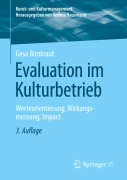 Cover-Bild zum Titel 'Evaluation im Kulturbetrieb' von 'Gesa Birnkraut'