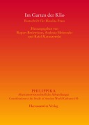 Cover-Bild zum Titel 'Im Garten der Klio. Festschrift für Monika Frass' von ''