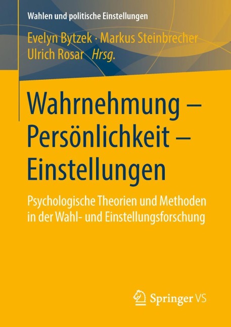 Wahrnehmung - Persönlichkeit - Einstellungen - 
