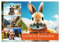 Liebliche Kaninchen. Flauschige Hopsis haben Spaß (Wandkalender 2024 DIN A3 quer), CALVENDO Monatskalender - Rose Hurley