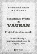 Cover-Bild zum Titel 'Projet d'une Dîme royale' von 'Sébastien Le Prestre de Vauban'
