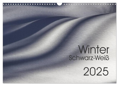 Winter Schwarz-Weiß (Wandkalender 2025 DIN A3 quer), CALVENDO Monatskalender - Horst Eisele