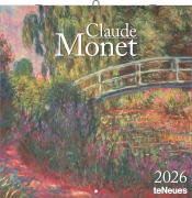 Cover-Bild zum Titel 'NEUMANNVERLAGE - Claude Monet 2026 Broschürenkalender, 30x30cm, Wandkalender mit Kunstwerken von Claude Monet, internationalen Feiertagen und Mondphasen, viel Platz für Notizen' von ''