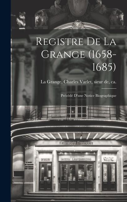 Registre de La Grange (1658-1685) - 