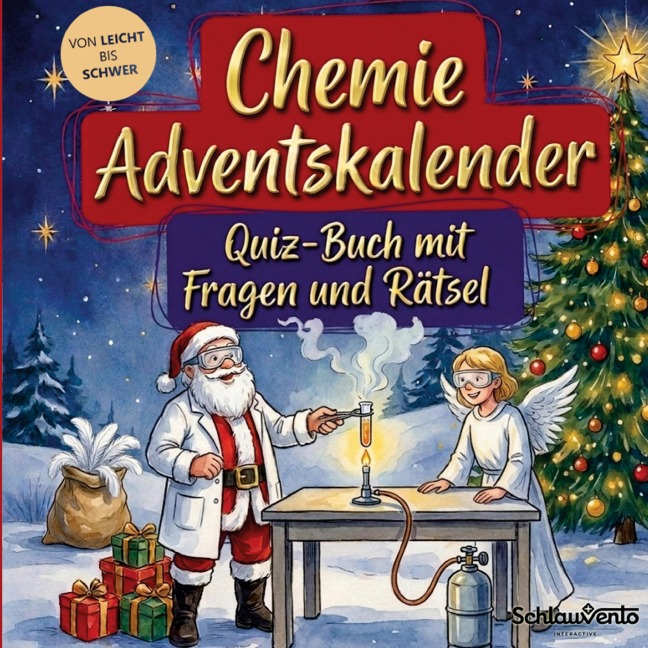 Chemie-Adventskalender: Quiz-Buch mit Fragen und Rätsel - Schlauvento Interactive