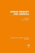 Cover-Bild zum Titel 'Human Memory and Amnesia (PLE: Memory)' von ''