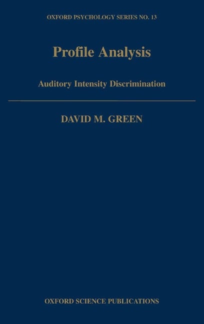 Profile Analysis - David M. Green