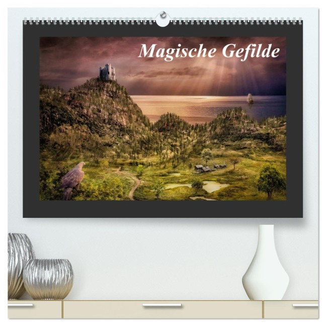 Magische Gefilde (hochwertiger Premium Wandkalender 2026 DIN A2 quer), Kunstdruck in Hochglanz - Simone Wunderlich