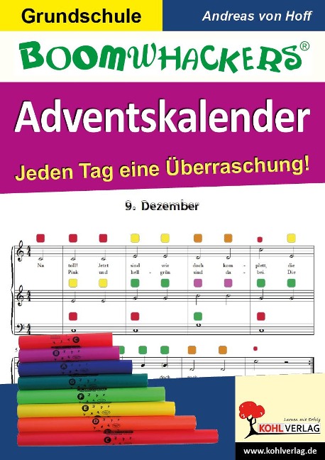 Boomwhackers-Adventskalender - Andreas von Hoff