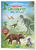 Cover-Bild zum Titel 'Trötsch Stickerbuch Mein erster Dinosaurier Weltatlas' von ''