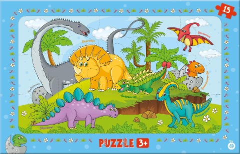 Trötsch Rahmenpuzzle Dinosaurier - 