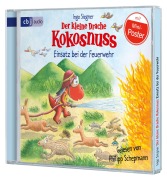 Cover-Bild zum Titel 'Der kleine Drache Kokosnuss - Einsatz bei der Feuerwehr' von 'Ingo Siegner'