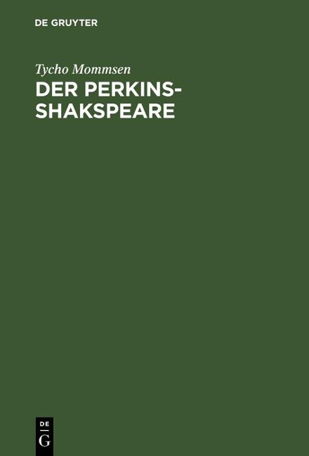 Der Perkins-Shakspeare - Tycho Mommsen