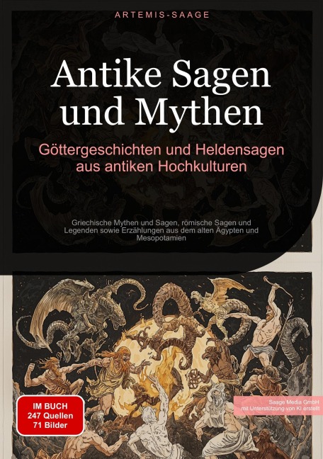 Antike Sagen und Mythen: Göttergeschichten und Heldensagen aus antiken Hochkulturen - Artemis Saage - Deutschland