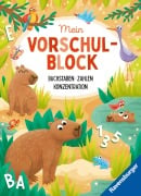 Cover-Bild zum Titel 'Mein Vorschulblock: Buchstaben, Zahlen, Konzentration' von 'Anja Lohr, Britta Zimmermann, Christine Pätz'