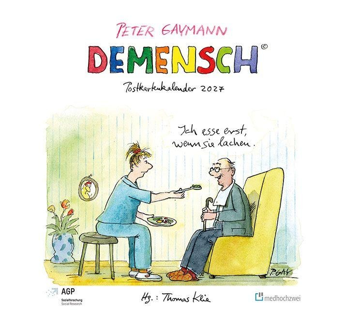 DEMENSCH Postkartenkalender 2027 - Thomas Klie, Peter Gaymann
