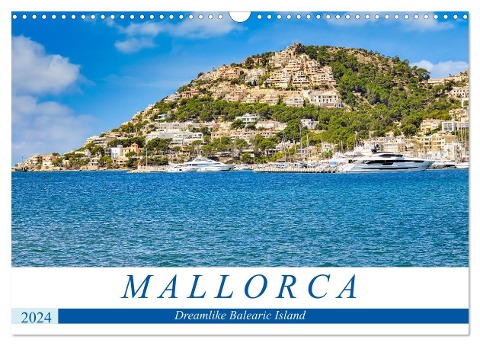 Mallorca Dreamlike Balearic Island (Wall Calendar 2024 DIN A3 landscape), CALVENDO 12 Month Wall Calendar - Dieter Meyer