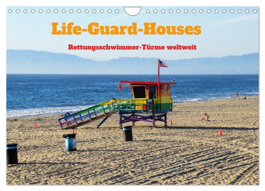 Life-Guard-Houses (Wandkalender 2026 DIN A4 quer), CALVENDO Monatskalender - M. Gillner