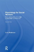Cover-Bild zum Titel 'Psychology for Social Workers' von 'Lena Robinson'
