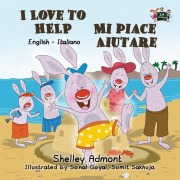 Cover-Bild zum Titel 'I Love to Help Mi piace aiutare' von 'Shelley Admont, Kidkiddos Books'