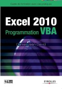 Cover-Bild zum Titel 'Excel 2010 Programmation VBA' von 'Daniel-Jean David'