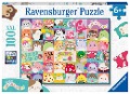 Cover-Bild zum Titel 'Kinderpuzzle 100 XXL Teile - Squishmallows - Viele bunte Squishmallows' von ''