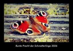 Cover-Bild zum Titel 'Bunte Pracht der Schmetterlinge 2026 Fotokalender DIN A3' von 'Tobias Becker'
