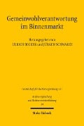 Cover-Bild zum Titel 'Gemeinwohlverantwortung im Binnenmarkt' von ''