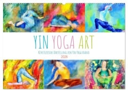Cover-Bild zum Titel 'Yin Yoga Art - Künstlerische Darstellung von Yin Yoga Asanas (Wandkalender 2026 DIN A2 quer), CALVENDO Monatskalender' von 'Michaela Schimmack'