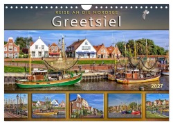Cover-Bild zum Titel 'Reise an die Nordsee - Greetsiel (Wandkalender 2027 DIN A4 quer), CALVENDO Monatskalender' von 'Peter Roder'