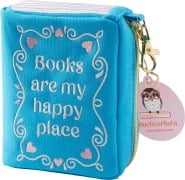 Cover-Bild zum Titel 'Buchverliebt Besticktes Täschchen, Happy Place' von ''