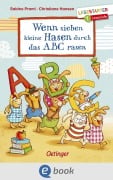 Cover-Bild zum Titel 'Wenn sieben kleine Hasen durch das ABC rasen' von 'Sabine Praml'