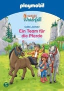 Cover-Bild zum Titel 'PLAYMOBIL Horses of Waterfall. Ein Team für die Pferde' von 'Edda Lisander'