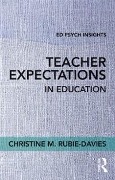Cover-Bild zum Titel 'Teacher Expectations in Education' von 'Christine Rubie-Davies'