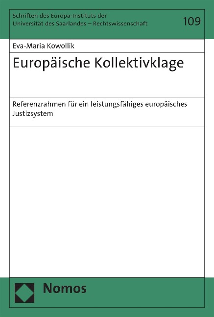 Europäische Kollektivklage - Eva-Maria Kowollik